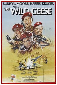 The Wild Geese 1978 - Richard Burton - US - Classic Movie Poster