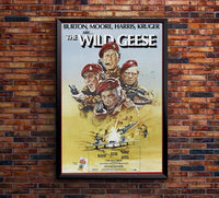 The Wild Geese 1978 - Richard Burton - US - Classic Movie Poster
