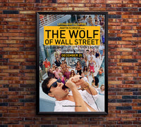 The Wolf of Wall Street 2013 v2 - Classic Movie Poster