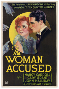 The Woman Accused 1933 - Cary Grant - US - Classic Movie Poster