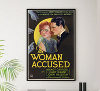 The Woman Accused 1933 - Cary Grant - US - Classic Movie Poster