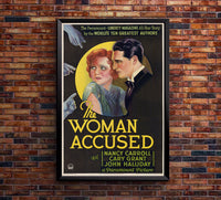 The Woman Accused 1933 - Cary Grant - US - Classic Movie Poster
