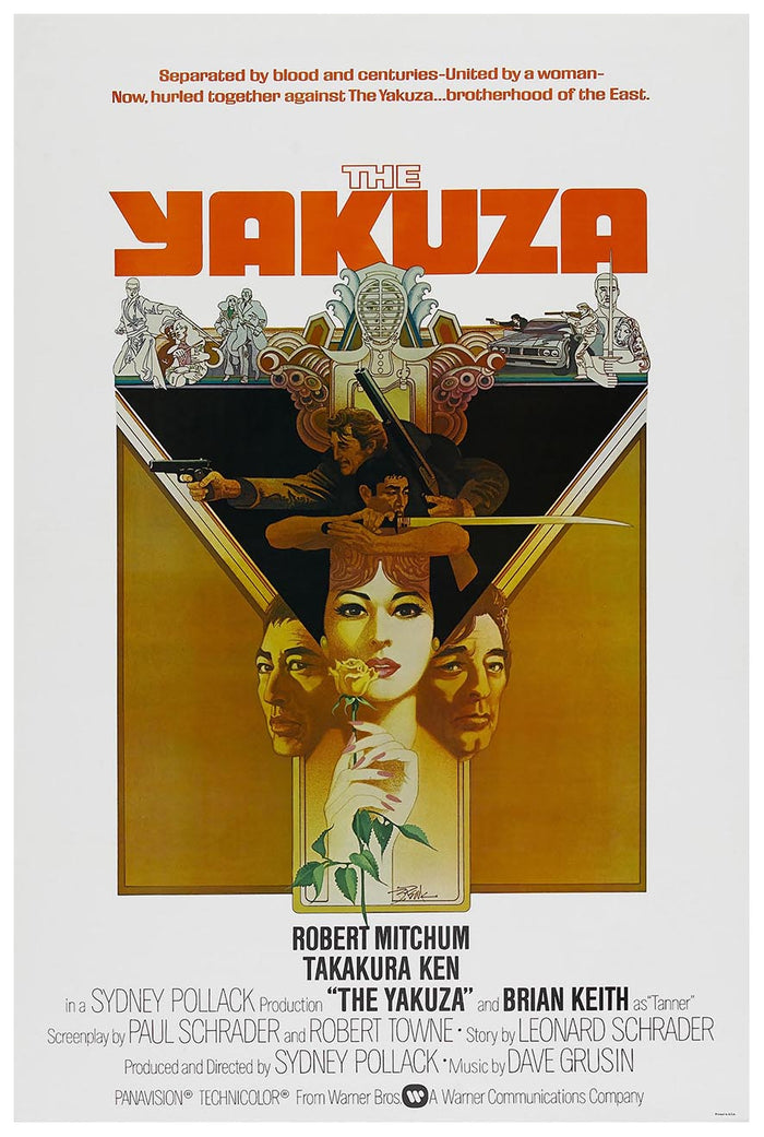 The Yakuza 1974 - Robert Mitchum - Vintage Classic Movie Poster