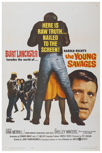 The Young Savages 1961 - Burt Lancaster - US - Classic Movie Poster