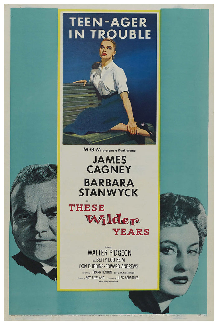 These Wilder Years 1956 - James Cagney - US - Classic Movie Poster