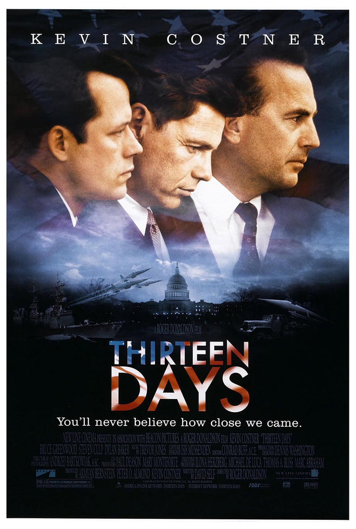 Thirteen Days 2000 - Kevin Costner - Vintage Classic Movie Poster