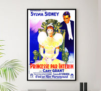 Thirty Day Princess 1934 - Cary Grant - France - Classic Movie Poster