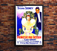 Thirty Day Princess 1934 - Cary Grant - France - Classic Movie Poster
