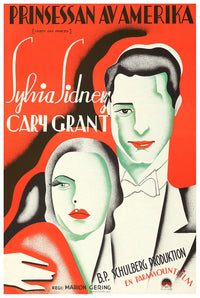 Thirty Day Princess 1934 - Cary Grant - Sweden - Classic Movie Poster