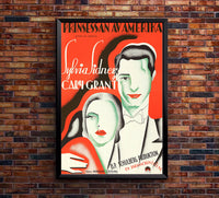 Thirty Day Princess 1934 - Cary Grant - Sweden - Classic Movie Poster
