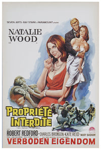 This Property Is Condemned 1966 - Robert Redford - Belgium - Classic Movie Poster