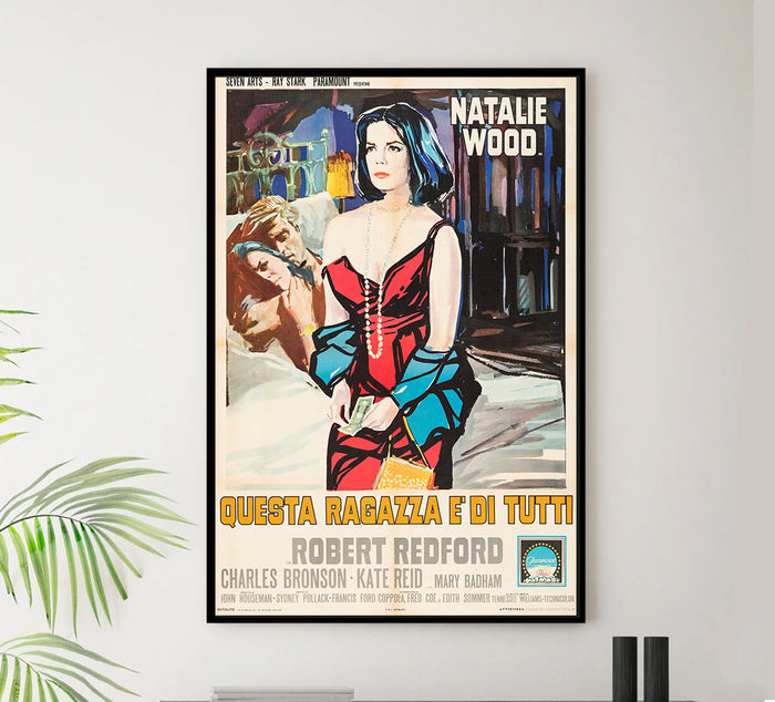 This Property Is Condemned 1966 - Robert Redford - Italy (2) - Classic Movie Poster