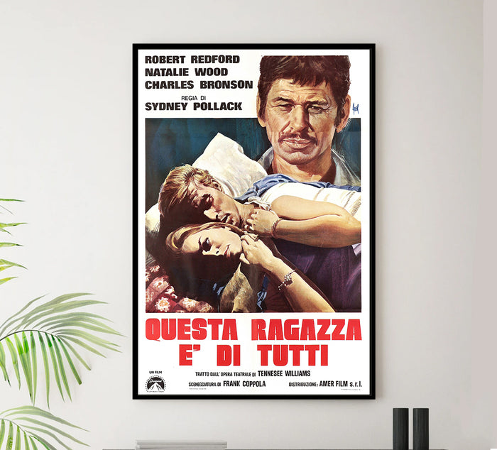 This Property Is Condemned 1966 - Robert Redford - Italy - Classic Movie Poster