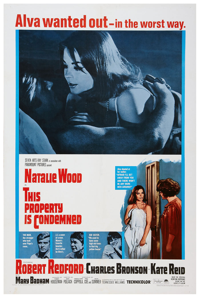 This Property Is Condemned 1966 - Robert Redford - US (2) - Classic Movie Poster