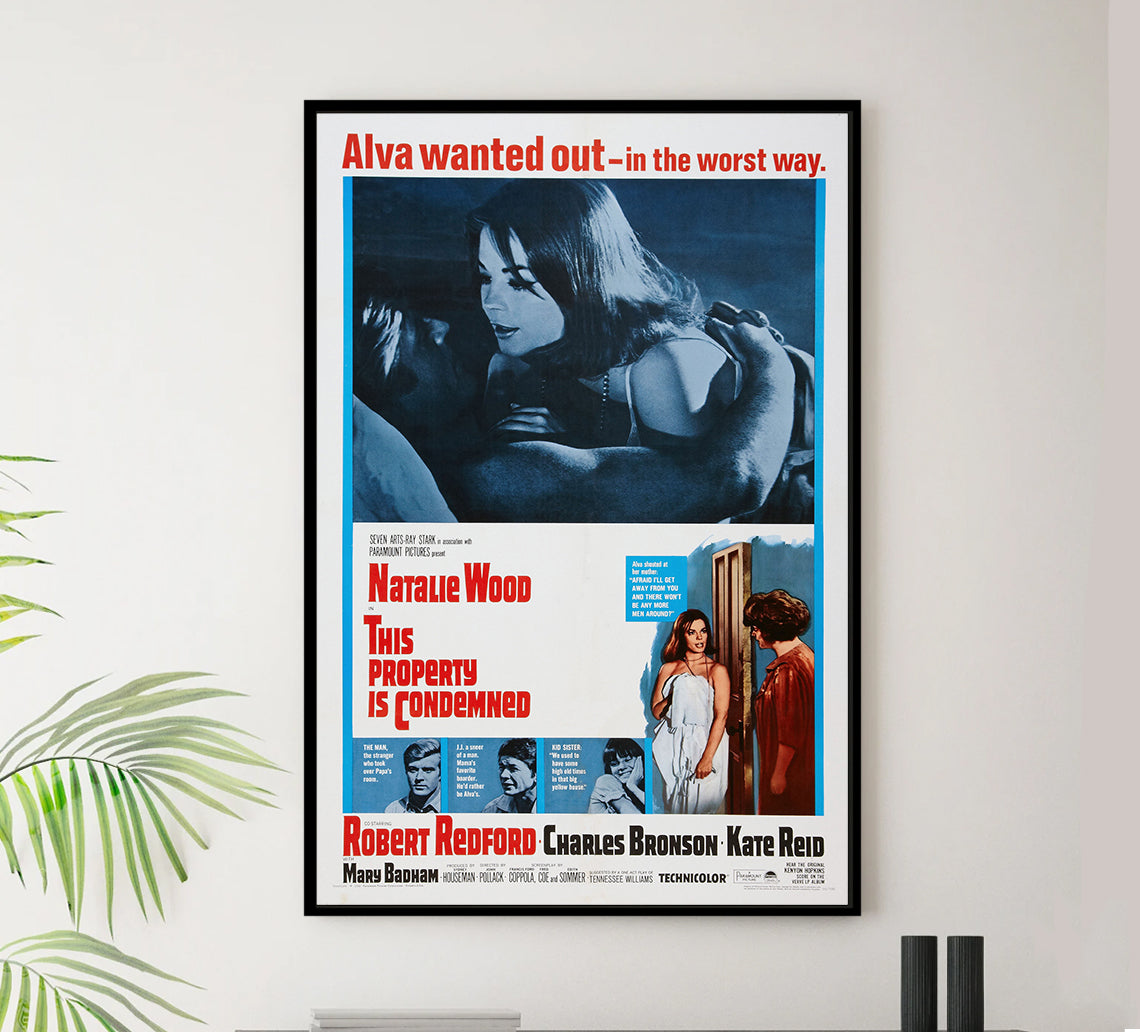 This Property Is Condemned 1966 - Robert Redford - US (2) - Classic Movie Poster