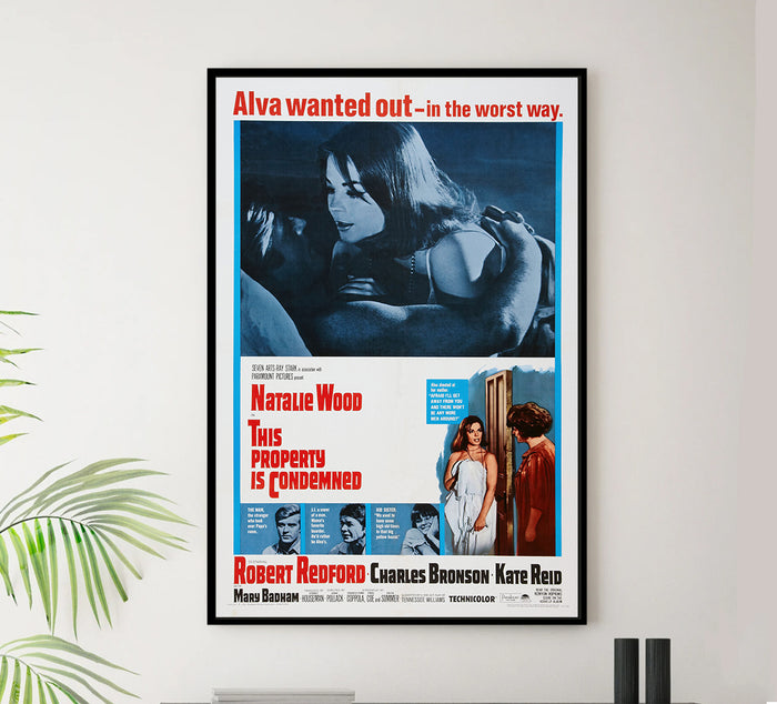 This Property Is Condemned 1966 - Robert Redford - US (2) - Classic Movie Poster