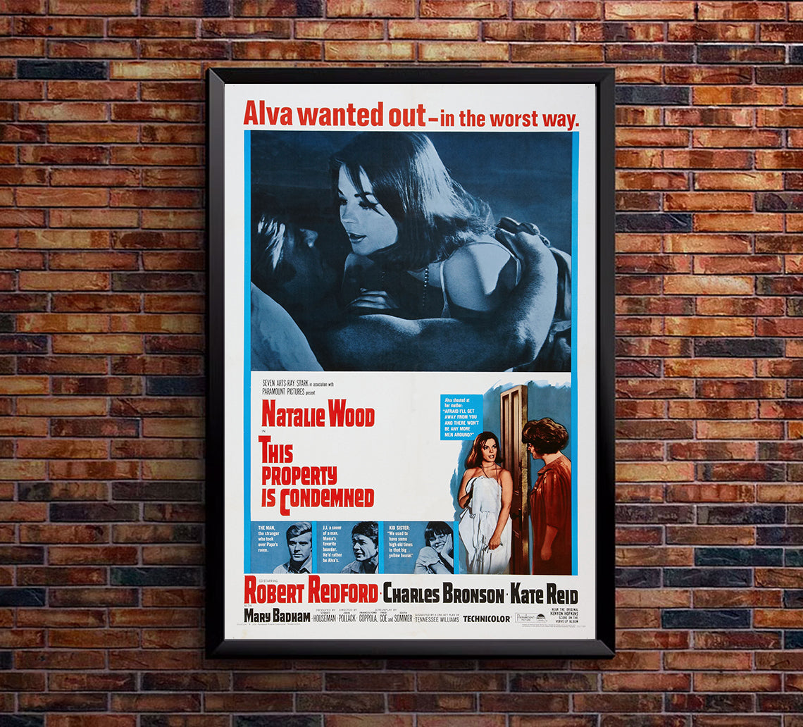 This Property Is Condemned 1966 - Robert Redford - US (2) - Classic Movie Poster
