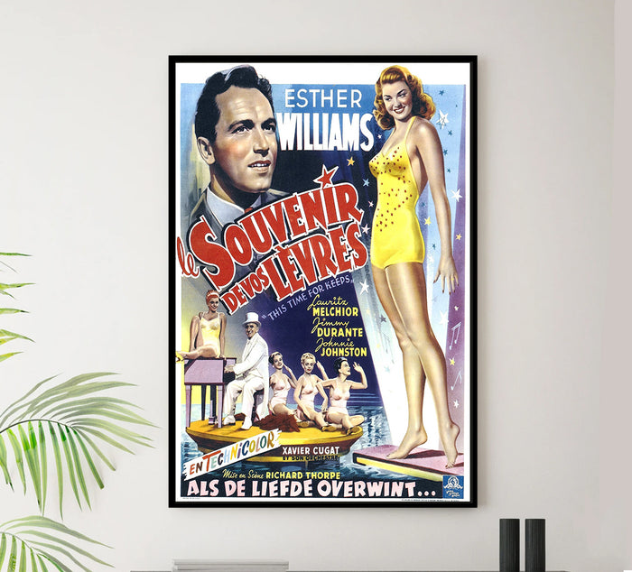 This Time for Keeps 1947 - Esther Williams - Belgium - Classic Movie Poster