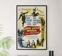 Three Little Words 1950 - Fred Astaire - US - Classic Movie Poster