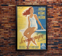Thrill of a Romance 1945 - Esther Williams - Sweden - Classic Movie Poster
