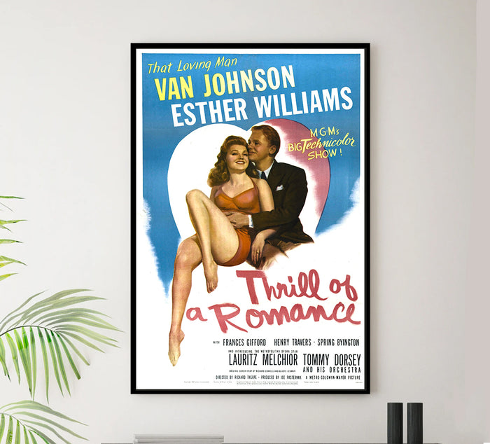 Thrill of a Romance 1945 - Esther Williams - US - Classic Movie Poster