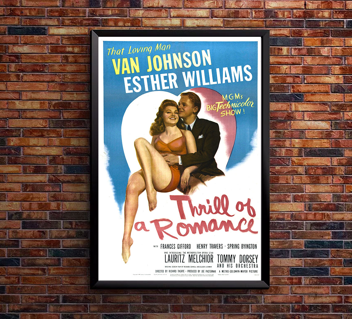 Thrill of a Romance 1945 - Esther Williams - US - Classic Movie Poster