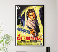 Thunder Road 1958 - Italian - Robert Mitchum - Vintage Classic Movie Poster