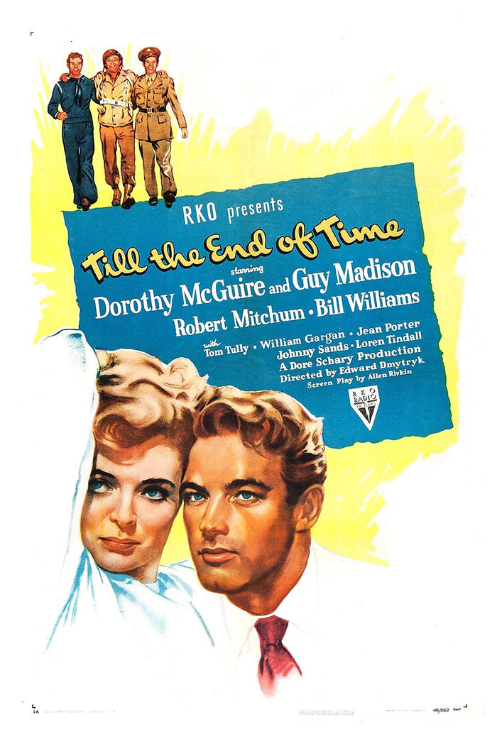 Till the End of Time 1946 - Robert Mitchum - Vintage Classic Movie Poster