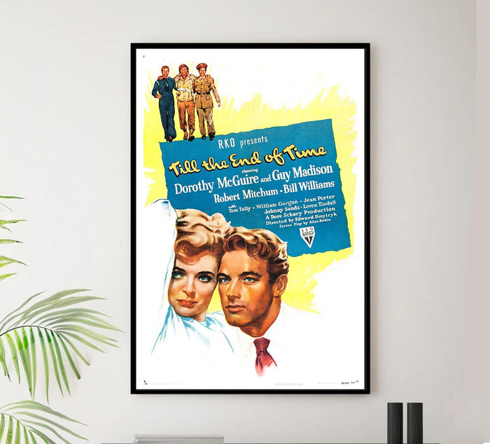 Till the End of Time 1946 - Robert Mitchum - Vintage Classic Movie Poster