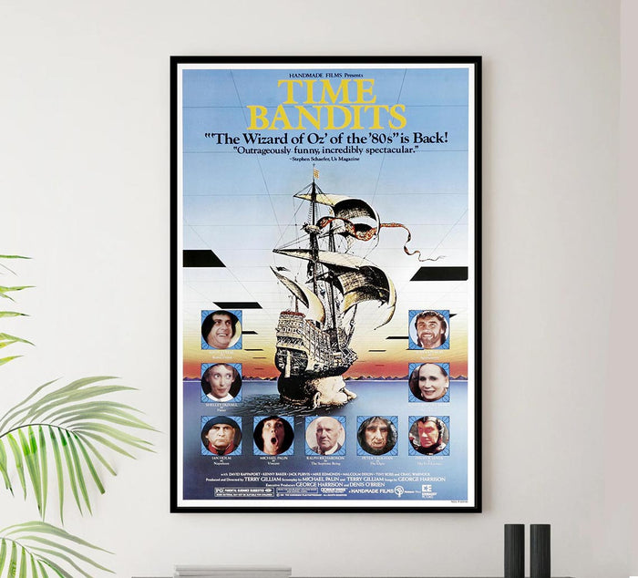 Time Bandits 1981 v2 - Sean Connery - Vintage Classic Movie Poster