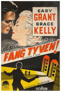To Catch a Thief 1955 - Cary Grant - Denmark(2) - Classic Movie Poster
