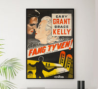 To Catch a Thief 1955 - Cary Grant - Denmark(2) - Classic Movie Poster