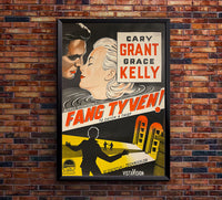 To Catch a Thief 1955 - Cary Grant - Denmark(2) - Classic Movie Poster