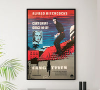 To Catch a Thief 1955 - Cary Grant - Denmark - Classic Movie Poster