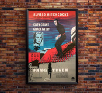 To Catch a Thief 1955 - Cary Grant - Denmark - Classic Movie Poster