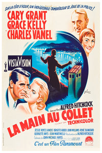 To Catch a Thief 1955 - Cary Grant - France - Classic Movie Poster