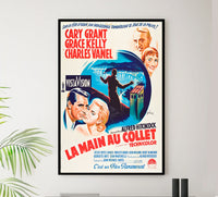 To Catch a Thief 1955 - Cary Grant - France - Classic Movie Poster