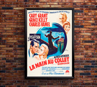 To Catch a Thief 1955 - Cary Grant - France - Classic Movie Poster