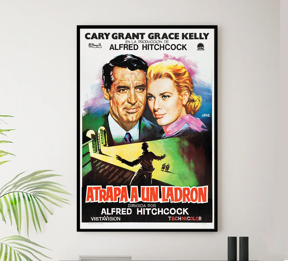 To Catch a Thief 1955 - Hitchcock - Japan - Classic Movie Poster
