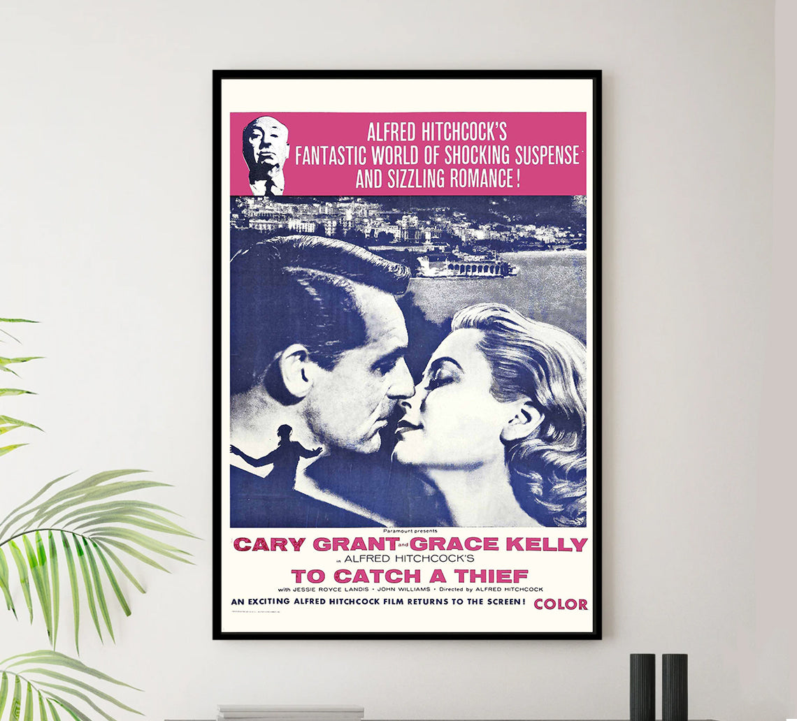 To Catch a Thief 1955 - Hitchcock - US (4) - Classic Movie Poster