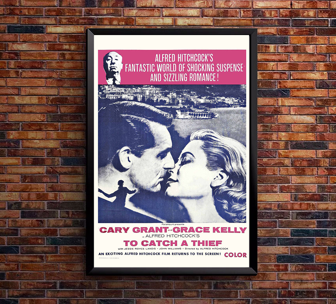 To Catch a Thief 1955 - Hitchcock - US (4) - Classic Movie Poster