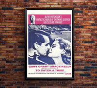 To Catch a Thief 1955 - Hitchcock - US (4) - Classic Movie Poster