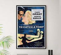 To Catch a Thief 1955 - Hitchcock - US - Classic Movie Poster
