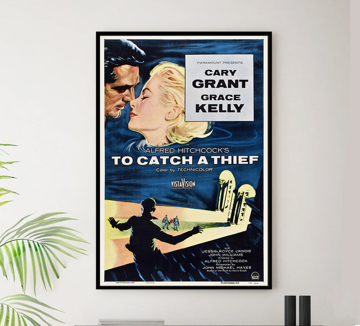 To Catch a Thief 1955 - Hitchcock - US - Classic Movie Poster