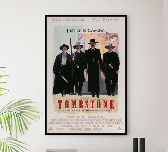 Tombstone 1993 - Kane Russell - Vintage Classic Movie Poster
