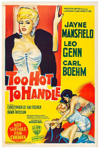 Too Hot to Handle 1960 - Jayne Mansfield - Australia - Classic Movie Poster