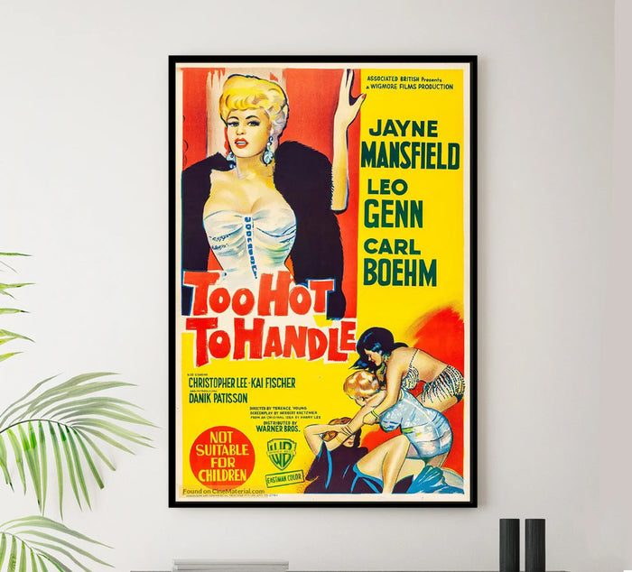 Too Hot to Handle 1960 - Jayne Mansfield - Australia - Classic Movie Poster