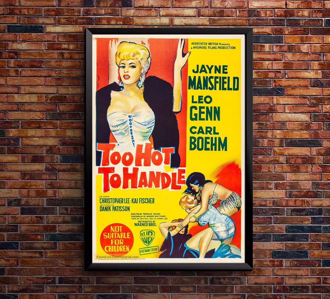 Too Hot to Handle 1960 - Jayne Mansfield - Australia - Classic Movie Poster