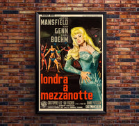 Too Hot to Handle 1960 - Jayne Mansfield - Italy (2) - Classic Movie Poster