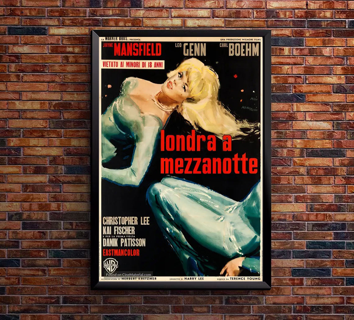 Too Hot to Handle 1960 - Jayne Mansfield - Italy - Classic Movie Poster